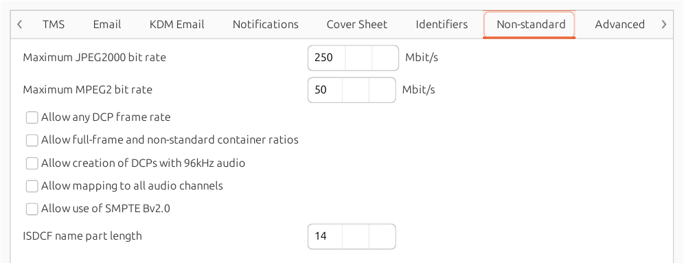 Non-standard preferences